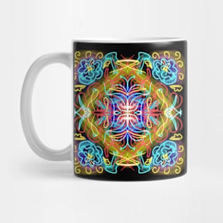 Rainbow ornament doodles Mug